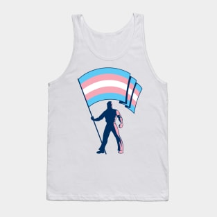 Transgender Pride Flag Bearer Tank Top